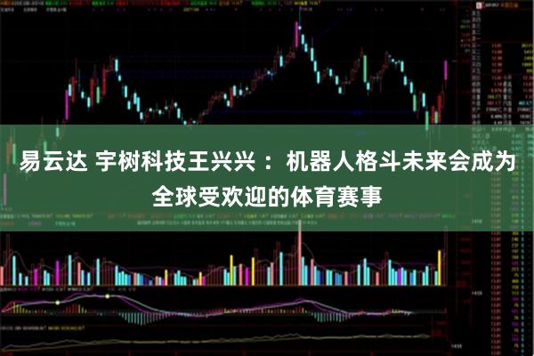 易云达 宇树科技王兴兴 ：机器人格斗未来会成为全球受欢迎的体育赛事